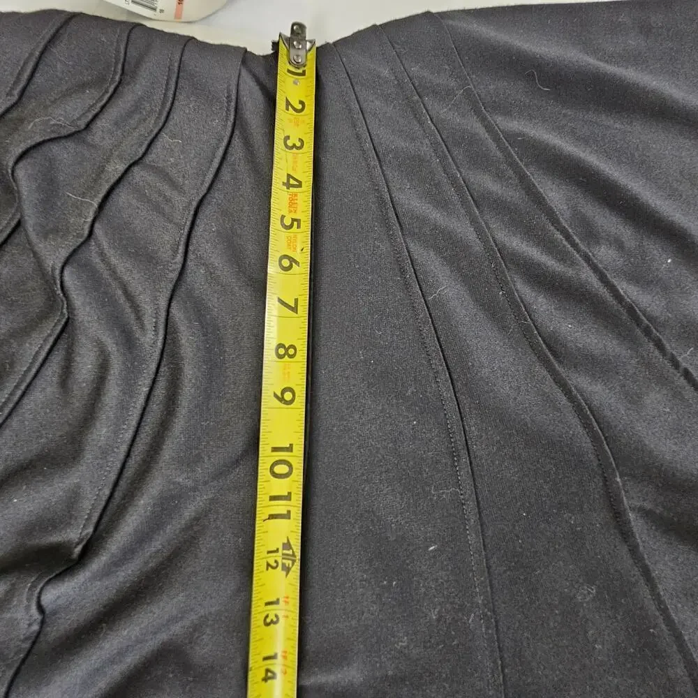 London Times NWT Black Cap Sleeve Knee Length Dress Size 10 - Picture 9 of 10